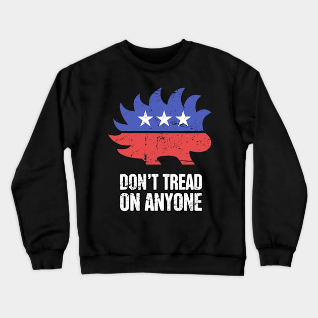 Funny United States Election Libertarian Party Crewneck Sweatshirt by Wizardmode